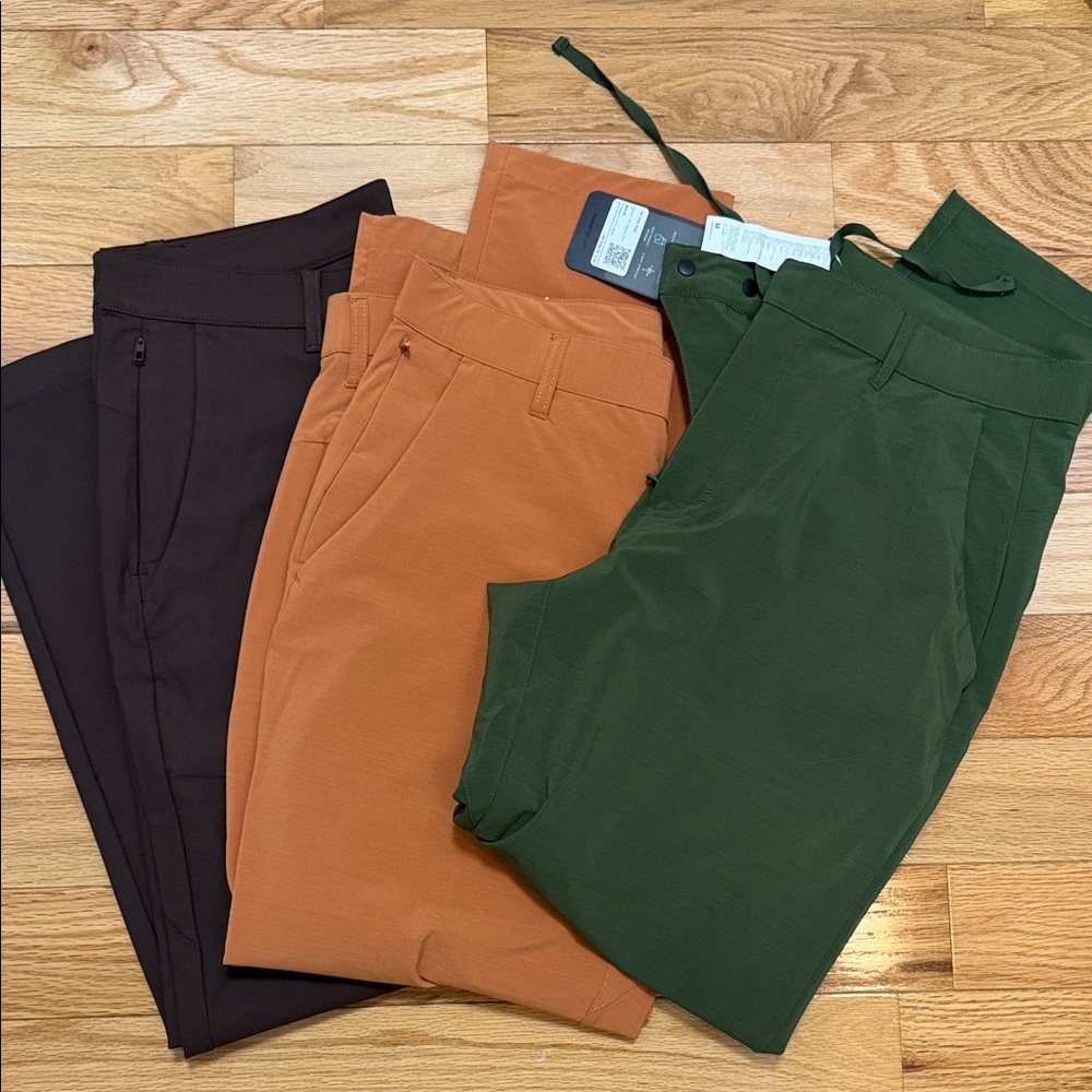 3 Pair Fabletics The Only Pant Med 33x30 New